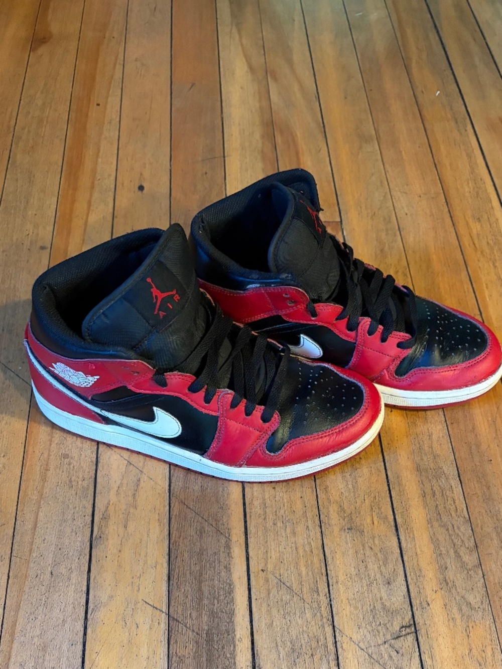 Nike Jordan One High Top Red Black Men’s US 9 EU 42.5